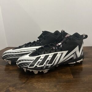 Mens Adidas Size 12 Freak Spark MD 23 Football Cleats HP7712 Black/White 12/22